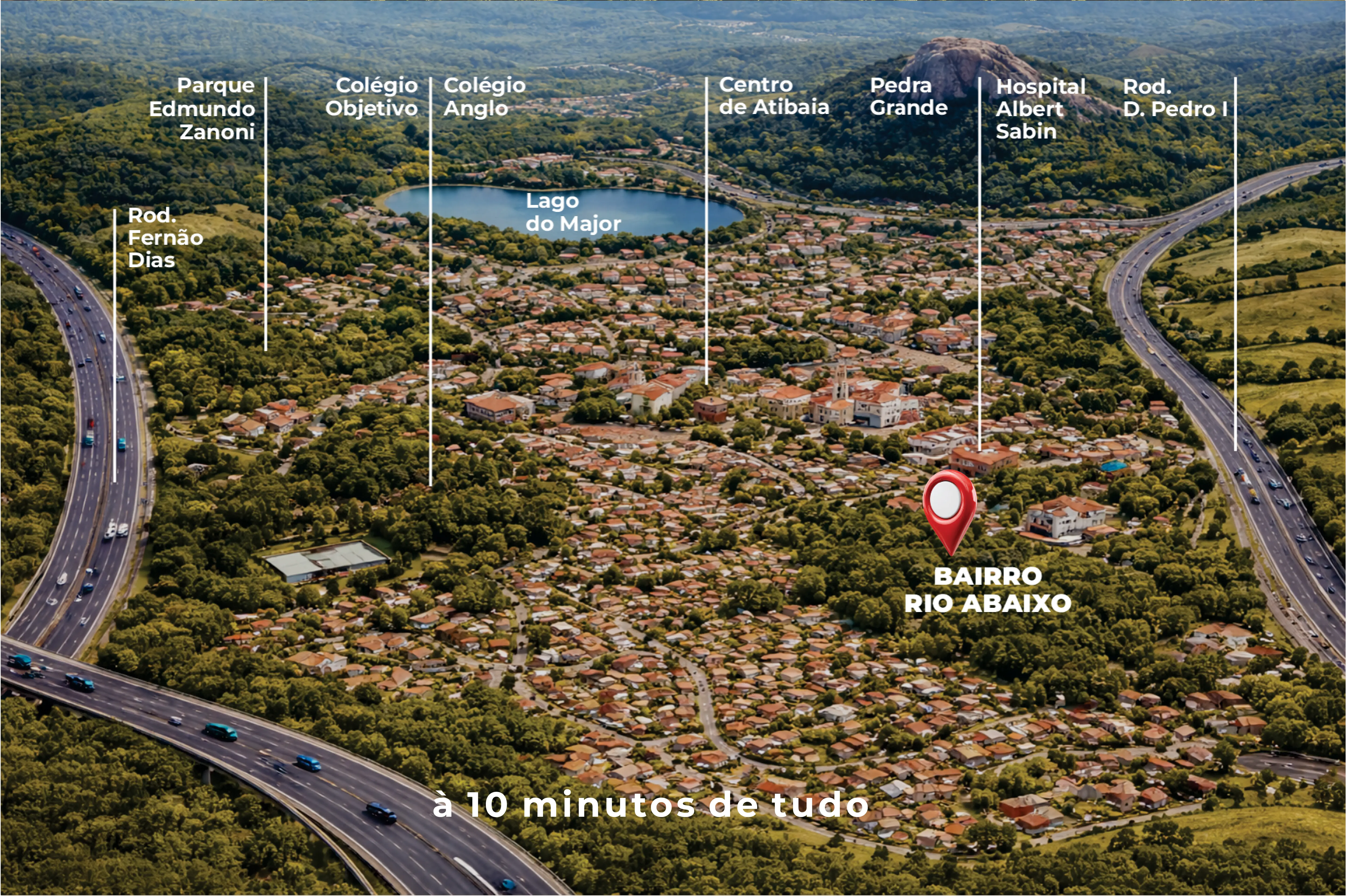 Localizacao do Residencial Evora